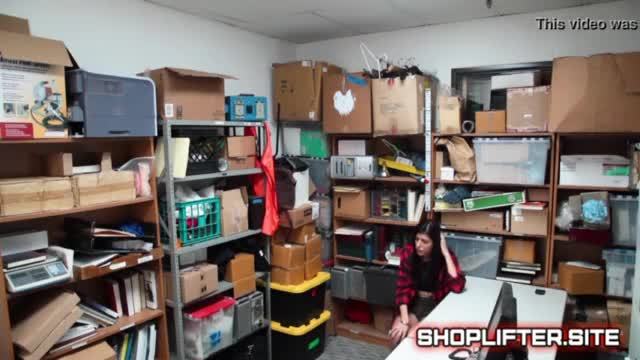 Interrogating busted stupid shoplifting teen